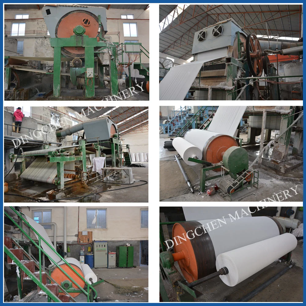 1092mm 2tpd Small Waste Scrap Paper Recycle Machine